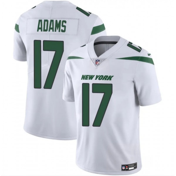 New York Jets #17 Davante Adams White 2024 Vapor Untouchable Limited Stitched Jersey