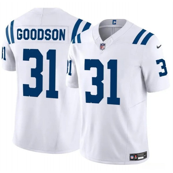 Indianapolis Colts #31 Tyler Goodson White 2024 F.U.S.E. Vapor Limited Stitched Jersey