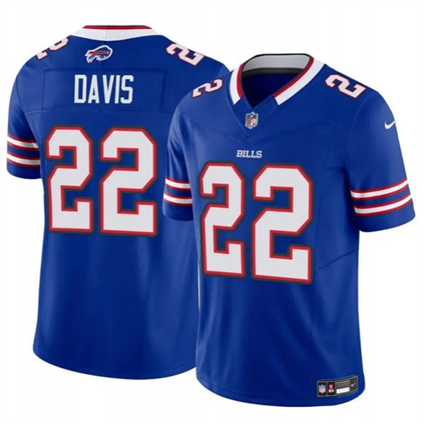 Buffalo Bills #22 Ray Davis Royal 2024 F.U.S.E. Vapor Untouchable Limited Stitched Jersey