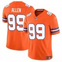 Denver Broncos #99 Zach Allen Orange F.U.S.E. Mile High Collection 1977 Throwback Vapor Limited Stitched Jersey