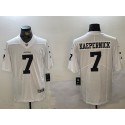 Las Vegas Raiders #7 Colin Kaepernick White Vapor Limited Stitched Jersey