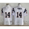 Los Angeles Chargers #14 Dan Fouts White Throwback Stitched Jersey
