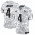 New England Patriots #4 Antonio Gibson 2024 F.U.S.E. Arctic Camo Salute To Service Limited Stitched Jersey