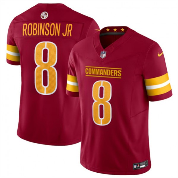 Washington Commanders #8 Brian Robinson Jr Burgundy 2024 F.U.S.E. Vapor Limited Stitched Jersey