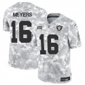 Las Vegas Raiders #16 Jakobi Meyers Arctic Camo 2024 F.U.S.E. Salute To Service Limited Stitched Jersey