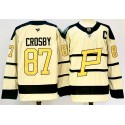 Pittsburgh Penguins #87 Sidney Crosby Cream 2024-25 With C Patch Winter Classic Stitched Jersey