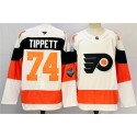 Philadelphia Flyers #74 Owen Tippett White 2024-25 With A Patch Stitched Jersey