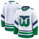 Carolina Hurricanes Blank White 2024-25 Throwback Stitched Jersey