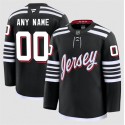 New Jersey Devils Custom Black 2024-25 Alternate Stitched Jersey