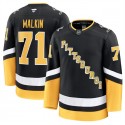 Pittsburgh Penguins #71 Evgeni Malkin Black 2024-25 Alternate Stitched Jersey
