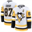 Pittsburgh Penguins #87 Sidney Crosby White 2024-25 Away Stitched Jersey