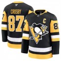 Pittsburgh Penguins #87 Sidney Crosby Black 2024-25 Home Stitched Jersey