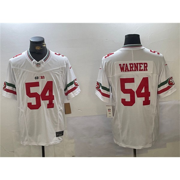 San Francisco 49ers #54 Fred Warner White F.U.S.E. Mexico Vapor Limited Stitched Jersey