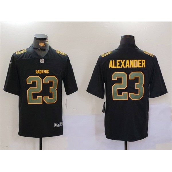 Green Bay Packers #23 Jaire Alexander Black Fashion Vapor Limited Stitched Jersey