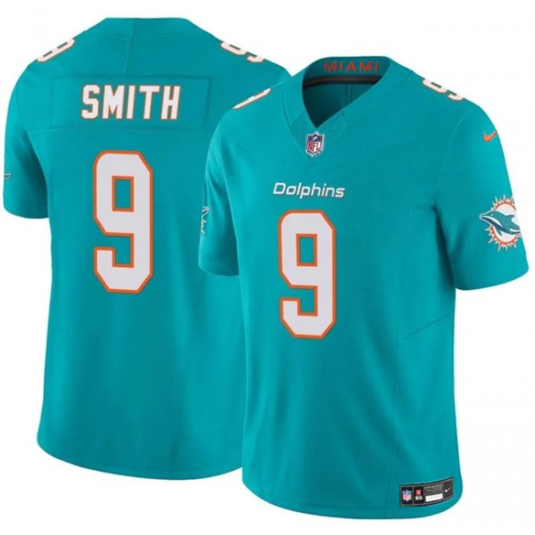 Miami Dolphins #9 Jonnu Smith Aqua 2024 F.U.S.E. Vapor Limited Stitched Jersey