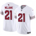 Arizona Cardinals #21 Garrett Williams White 2024 F.U.S.E. Vapor Untouchable Limited Stitched Jersey