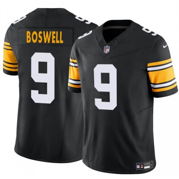 Pittsburgh Steelers #9 Chris Boswell Black 2024 F.U.S.E. Alternate Vapor Untouchable Limited Stitched Jersey
