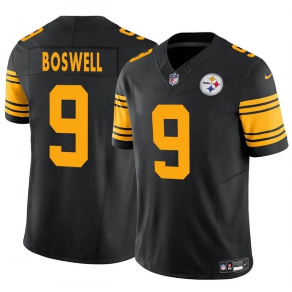 Pittsburgh Steelers #9 Chris Boswell Black 2024 F.U.S.E. Color Rush Limited Stitched Jersey