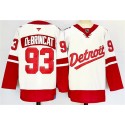 Detroit Red Wings #93 Alex DeBrincat White Red 2024-25 Stitched Jersey