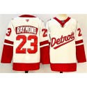 Detroit Red Wings #23 Lucas Raymond White Red 2024-25 Stitched Jersey
