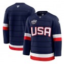 USA Blank Navy 2025 4 Nations Stitched Jersey