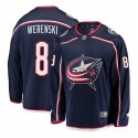 Columbus Blue Jackets #8 Zach Werenski Navy Stitched Jersey