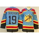 Florida Panthers #19 Matthew Tkachuk Blue 2024-25 Reverse Retro With A Patch Stitched Jersey