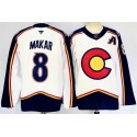Colorado Avalanche #8 Cale Makar White 2024-25 With A Patch Reverse Retro Stitched Jersey