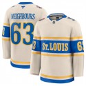 St. Louis Blues #63 Jake Neighbours Cream 2024-25 Winter Classic Stitched Jersey