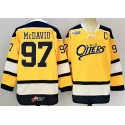 Edmonton Oilers #97 Connor McDavid Yellow 2024-25 With C Patch Heritage Classic Primegreen Stitched Jersey