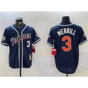 San Diego Padres #3 Jackson Merrill Navy 1998 World Series Cool Base Stitched Jersey