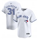Toronto Blue Jays #31 Max Scherzer White 2024 Home Limited Stitched Jersey