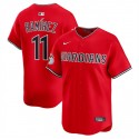 Cleveland Guardians #11 Jose Ramirez Red Alternate Limited Stitched Jersey