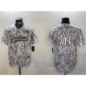 New York Yankees Team Big Logo 2024 Arctic Camo Stitched Jersey