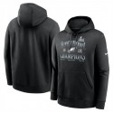 Philadelphia Eagles Black Super Bowl LIX Champions 90'S Retro Pullover Hoodie