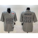 Philadelphia Eagles #88 Dallas Goedert Gray 2025 Super Bowl LIX Patch Atmosphere Fashion Vapor Untouchable Limited Stitched Jersey