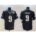 Philadelphia Eagles #9 Nick Foles Black 2025 Super Bowl LIX Patch Vapor Untouchable Limited Stitched Jersey
