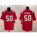 New England Patriots #50 Mike Vrabel Red Vapor Limited Stitched Jersey