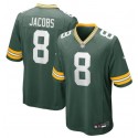 Green Bay Packers #8 Josh Jacobs Green Stitched Game Jersey