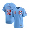 Chicago Cubs #52 Pete Crow-Armstrong 2024 25 Blue 2nd Alternate Limited Stitched Jersey