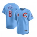 Chicago Cubs #8 Ian Happ Blue 2024 25 2nd Alternate Limited Stitched Jersey