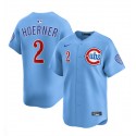 Chicago Cubs #2 Nico Hoerner Blue 2024 25 2nd Alternate Limited Stitched Jersey