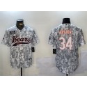 Chicago Bears #34 Walter Payton 2024 Arctic Camo Salute To Service Stitched Jersey