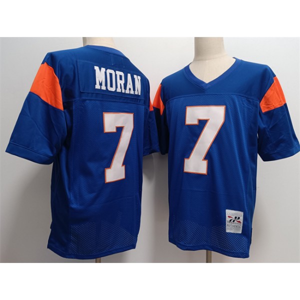 Blue Mountain State #7 Alex Moran Blue Stitched Jersey