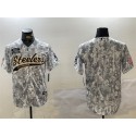 Pittsburgh Steelers Blank 2024 Arctic Camo Salute To Service Stitched Jersey