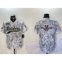 Las Vegas Raiders Team Big Logo 2024 Arctic Camo Salute To Service Stitched Jersey