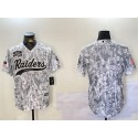 Las Vegas Raiders Blank 2024 Arctic Camo Salute To Service Stitched Jersey