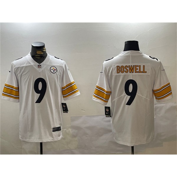 Pittsburgh Steelers #9 Chris Boswell White Vapor Untouchable Stitched Jersey