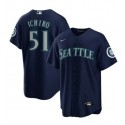 Seattle Mariners #51 Ichiro Suzuki Navy Cool Base Stitched Jersey