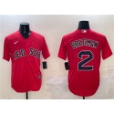 Boston Red Sox #2 Alex Bregman Red Cool Base Stitched Jersey